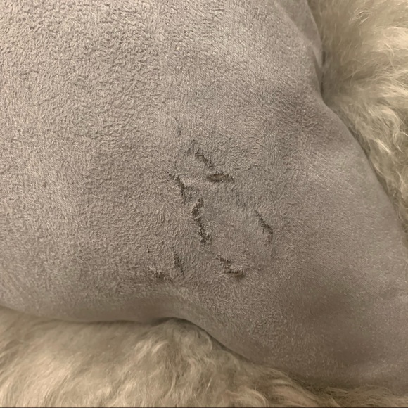 Crate & Barrel Silver 23" covers sold as a pair⭐️ - Picture 6 of 9